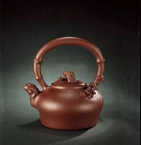 10種最美花器提梁壺，精美別致雕花紫砂壺!