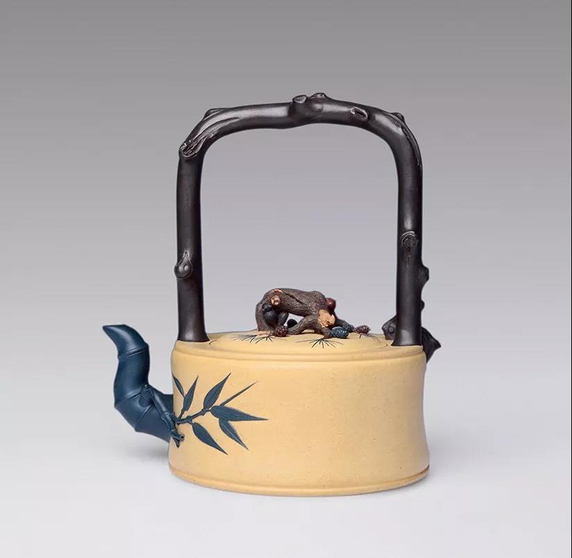 10種最美花器提梁壺，精美別致雕花紫砂壺!