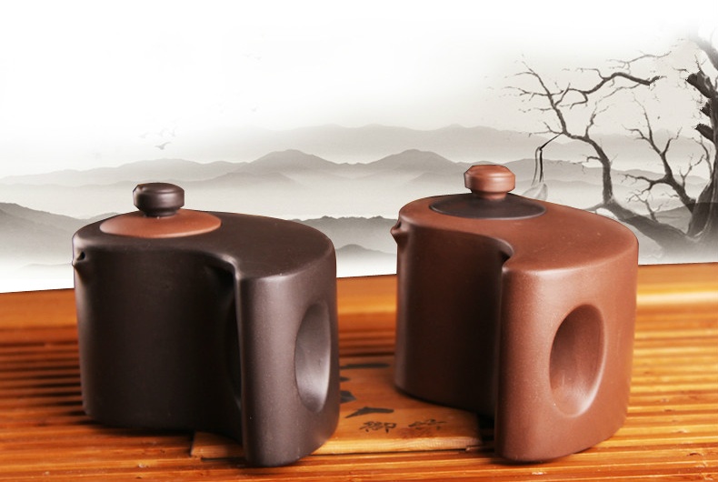 太極陰陽紫砂壺，創(chuàng)意格紫砂壺