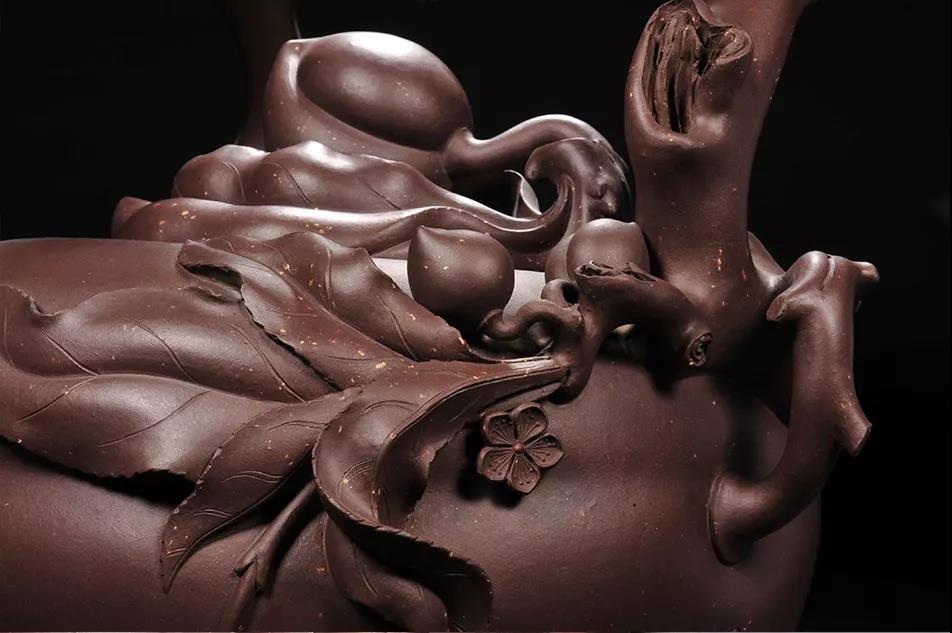 10種最美花器提梁壺，精美別致雕花紫砂壺!