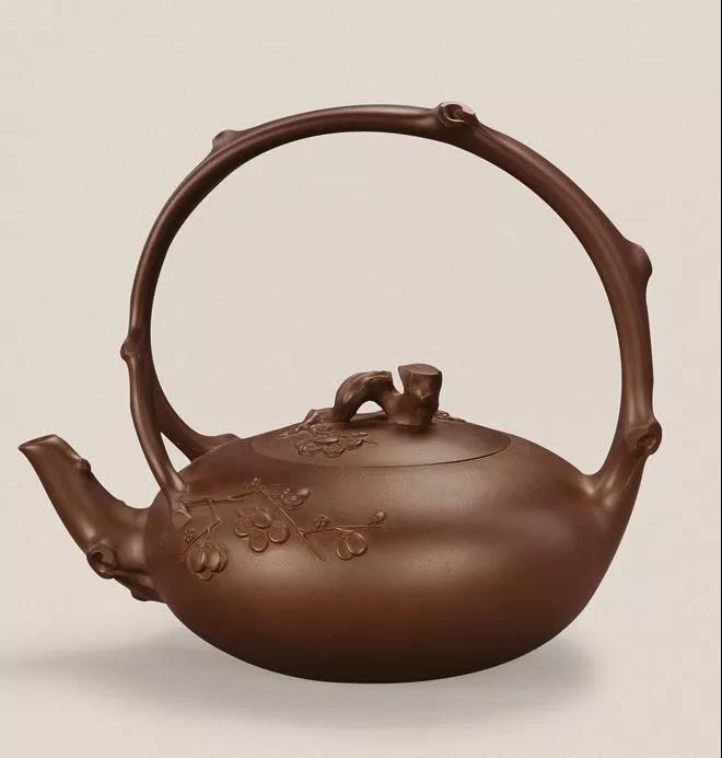 10種最美花器提梁壺，精美別致雕花紫砂壺!