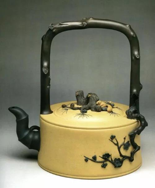 10種最美花器提梁壺，精美別致雕花紫砂壺!